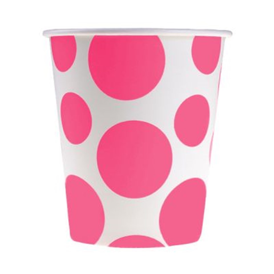 Pembe Puantiyeli Bardak