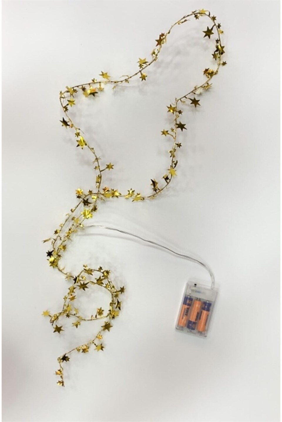 Pilli Peri Led Gold Renk Yıldız Işık 2mt