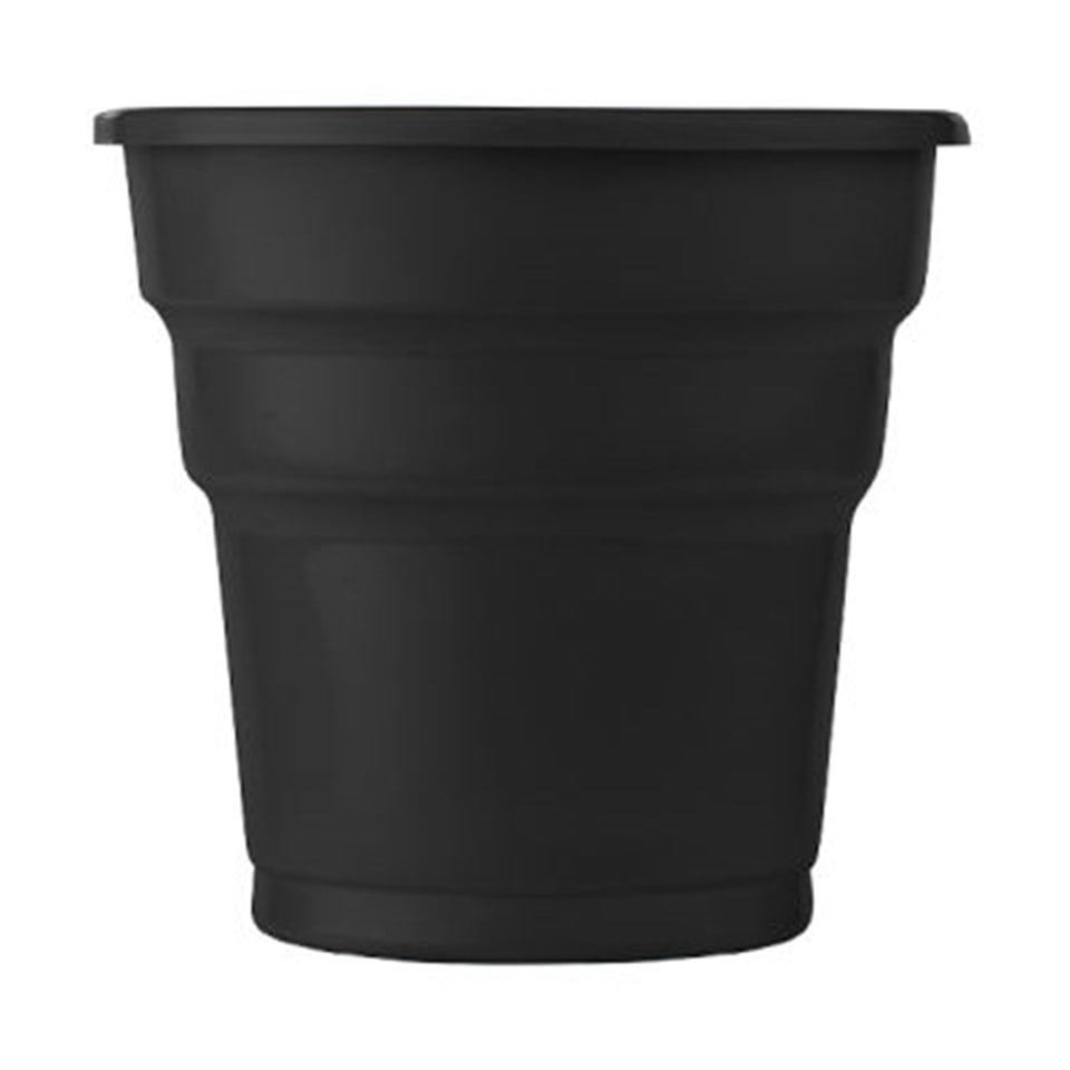 Plastik Meşrubat Bardağı Lüks Siyah 25'li