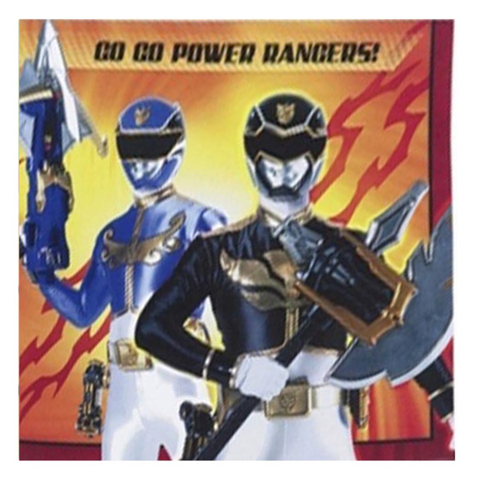 Power Rangers Süper Megaforce Peçete