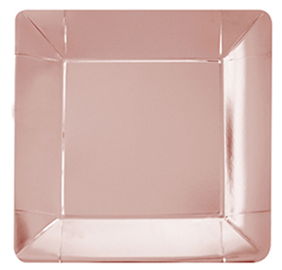 Rosegold, Kare Tabak 29cm 6lı