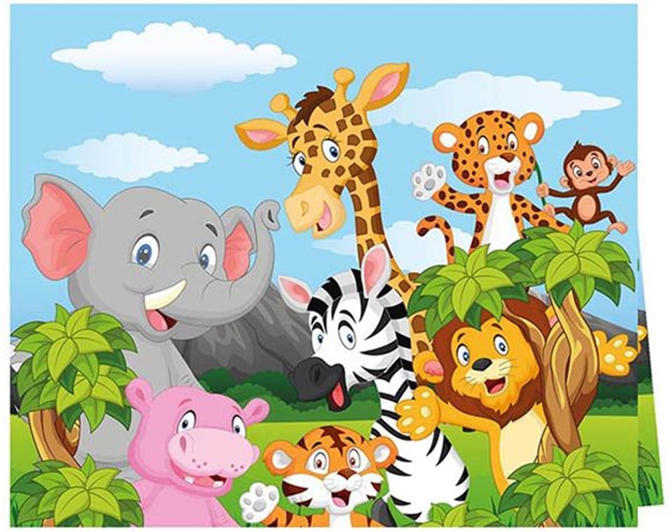 Safari Partisi, Masa Örtüsü