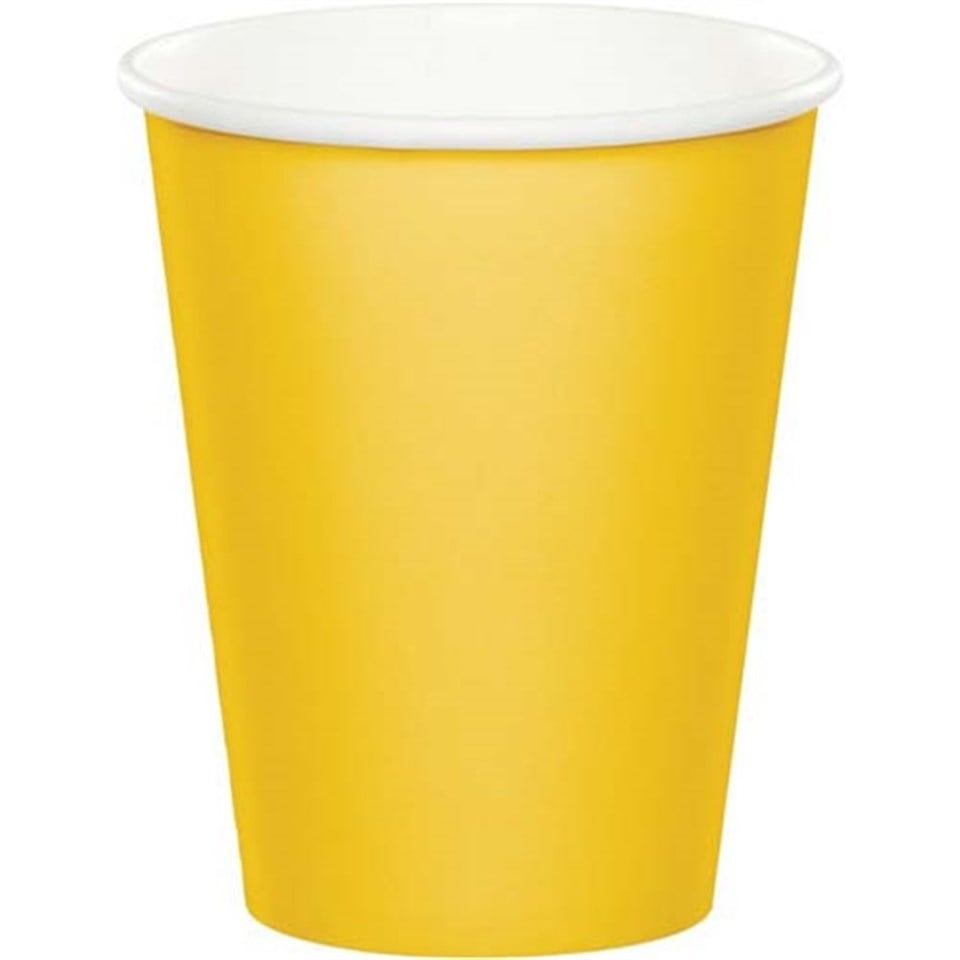 Sarı Kağıt Bardak