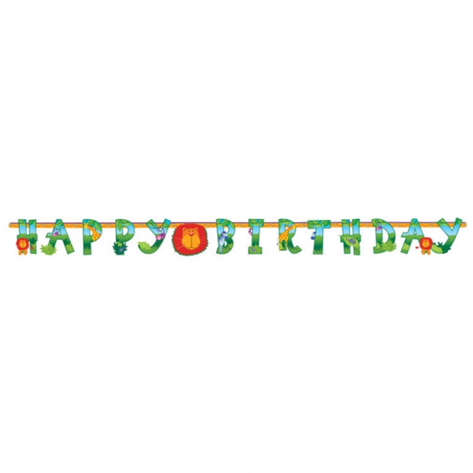 Sevimli Hayvanlar, Happy Birthday Banner