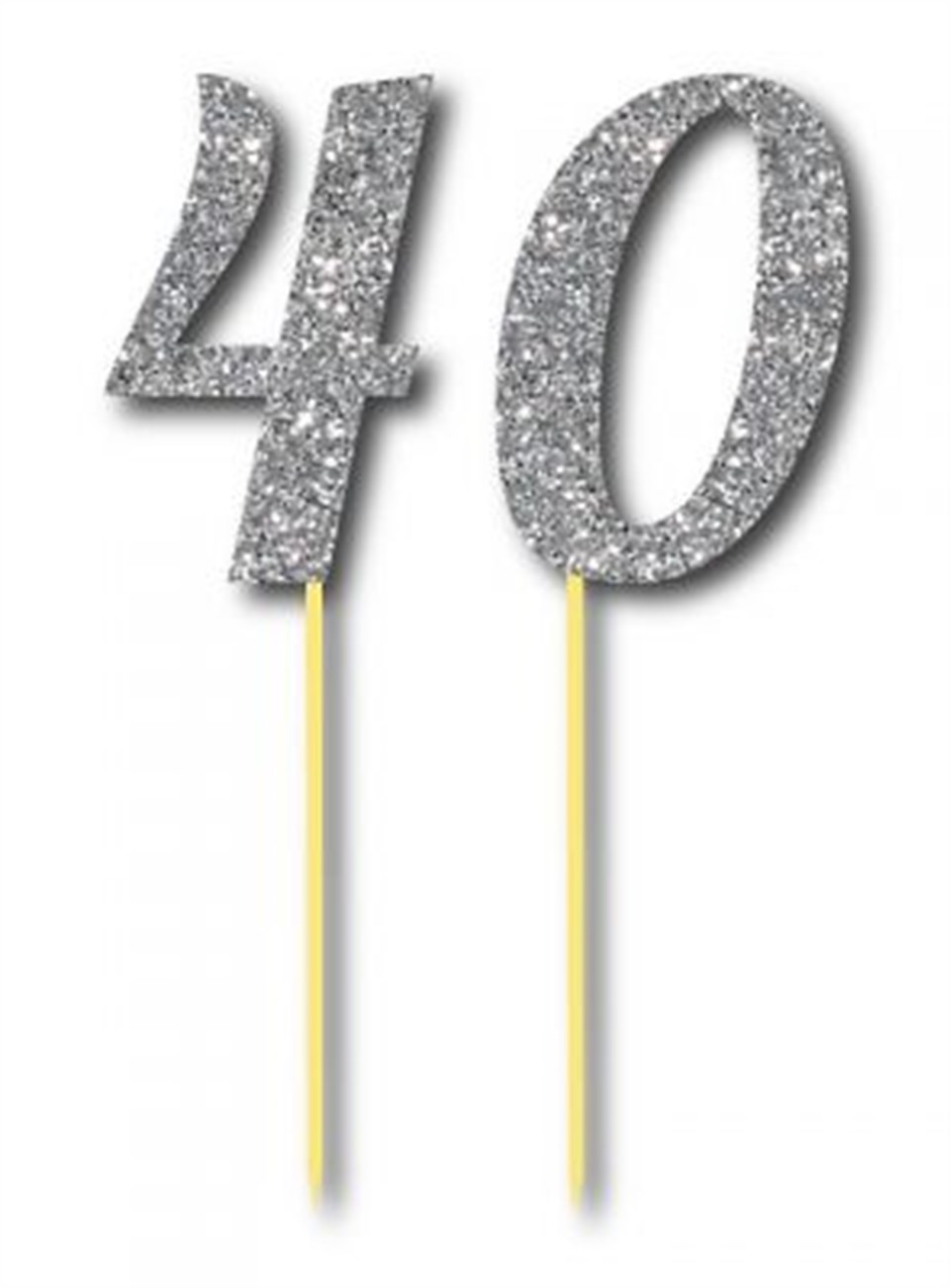 Simli Gümüş Renk 40 Yaş