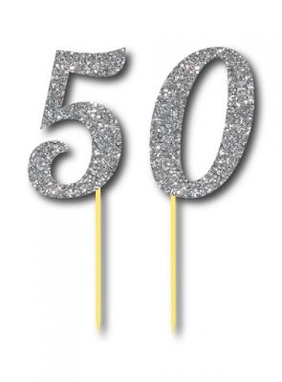Simli Gümüş Renk 50 Yaş