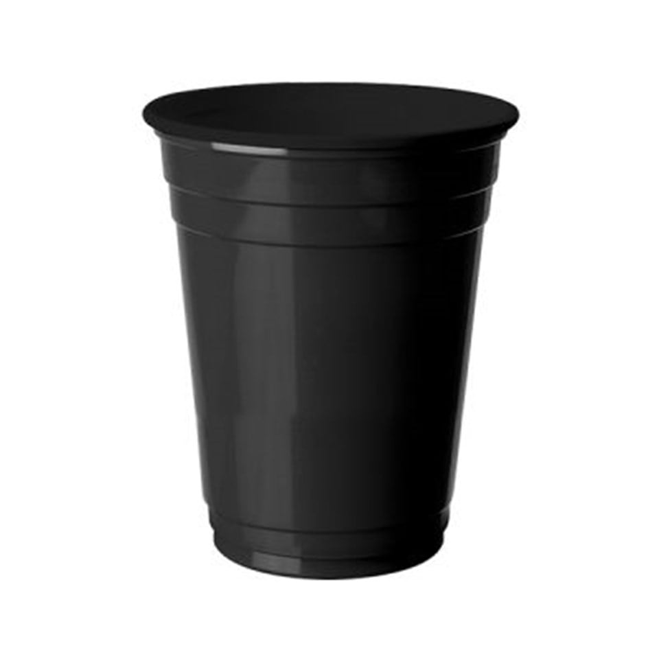 Siyah Plastik Bardak 8´li