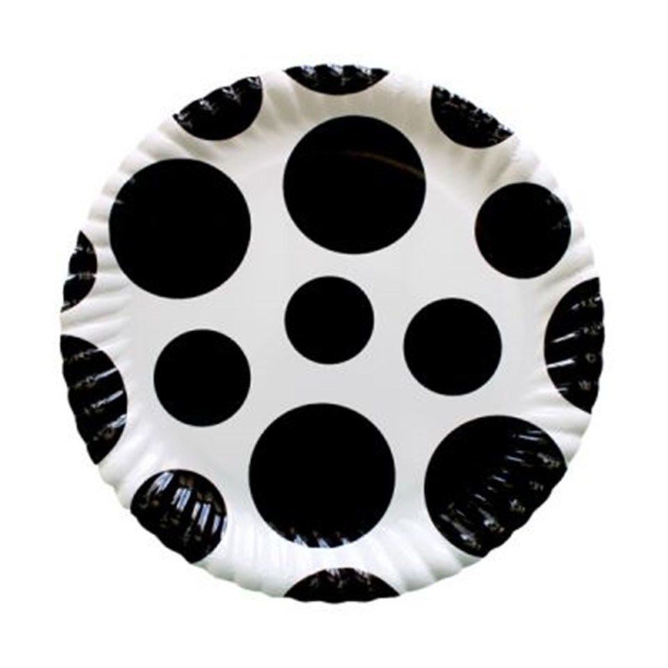 Siyah Puantiyeli Tabak 