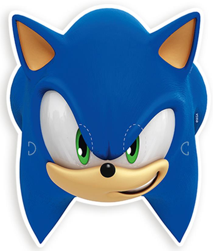 Sonic, Kağıt Maske 6lı