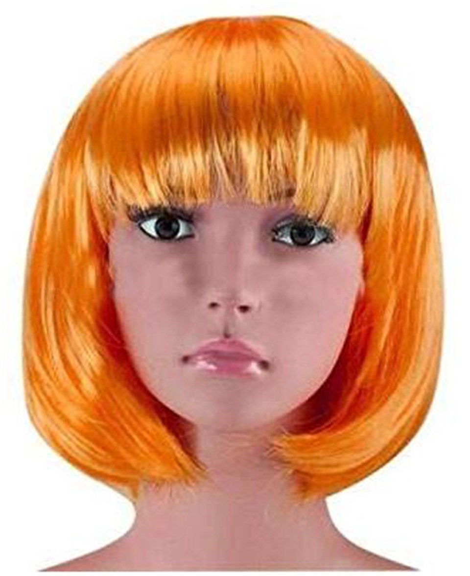 Turuncu Kısa Peruk