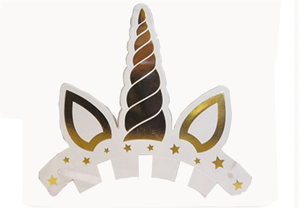 Unicorn Gold, Kağıt Taç 6'lı
