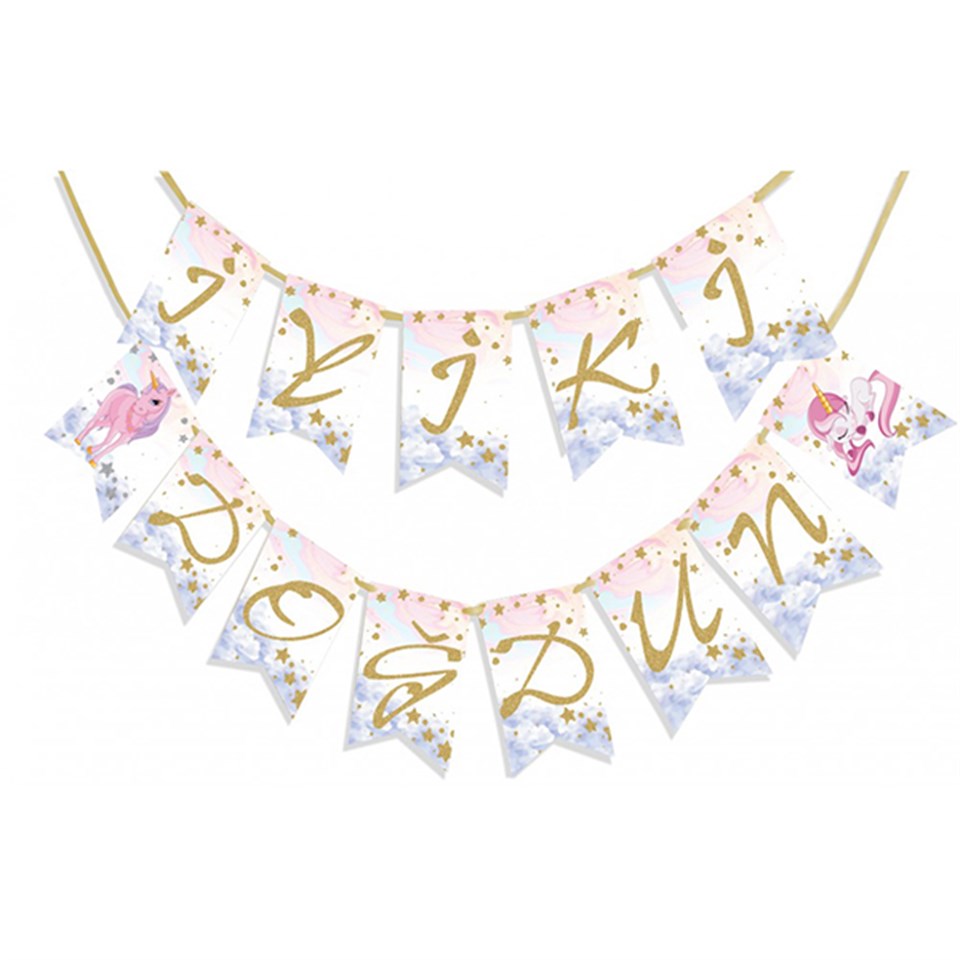 Unicorn Partisi İyi ki Doğdun Altın Banner