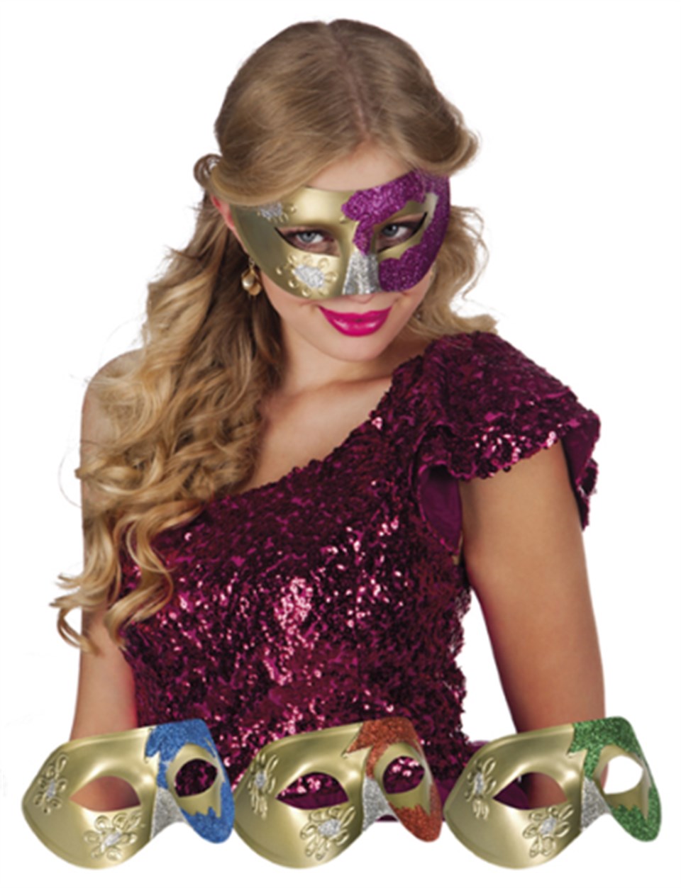 Venedik Elegan Maske