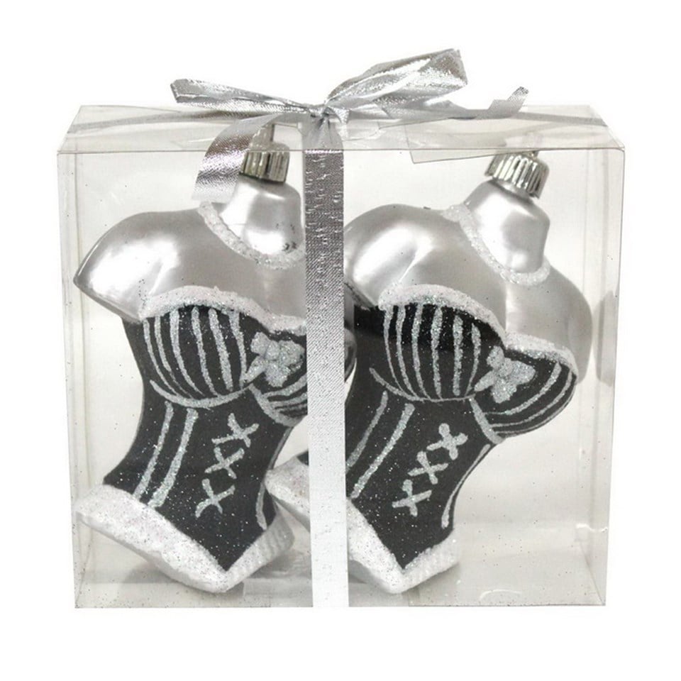 Yılbaşı Ağacı Dekoru Manken Siyah