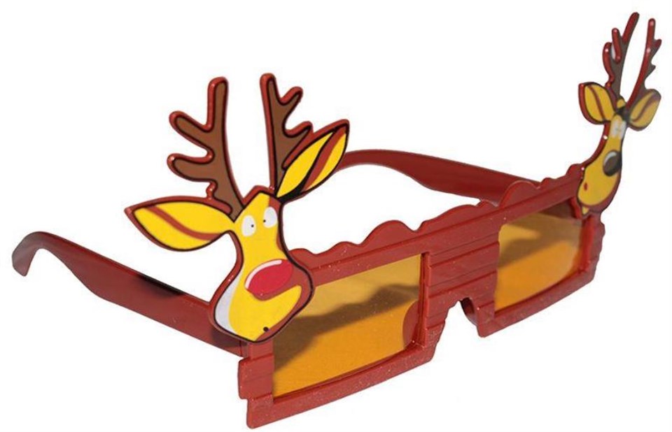 Yılbaşı Geyiği Parti Gözlük