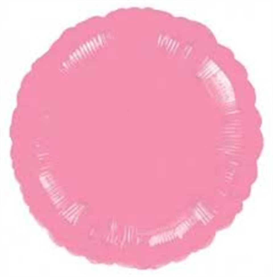 Yuvarlak Folyo Balon, Açık Pembe