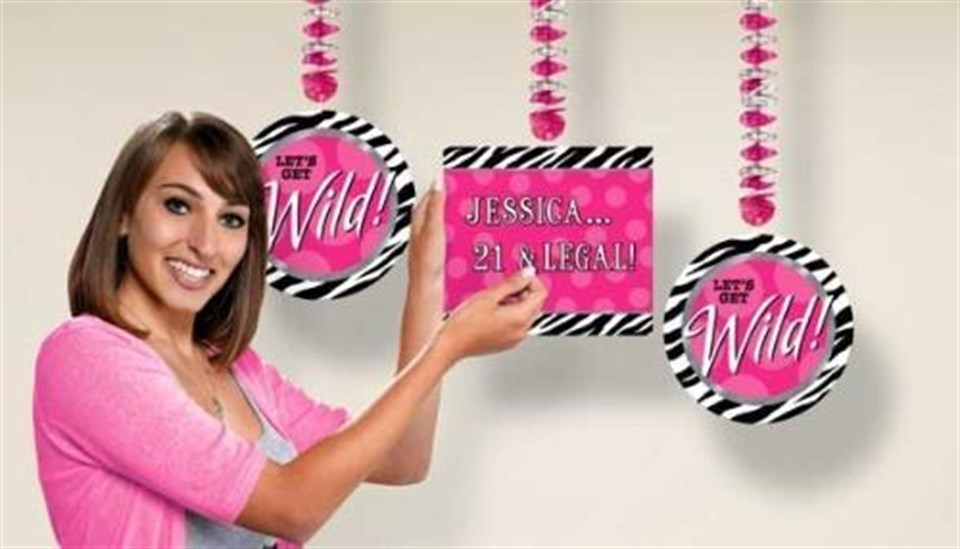 Zebra Cool, Üstünü Yaz Asmalı Süsler 3´lü