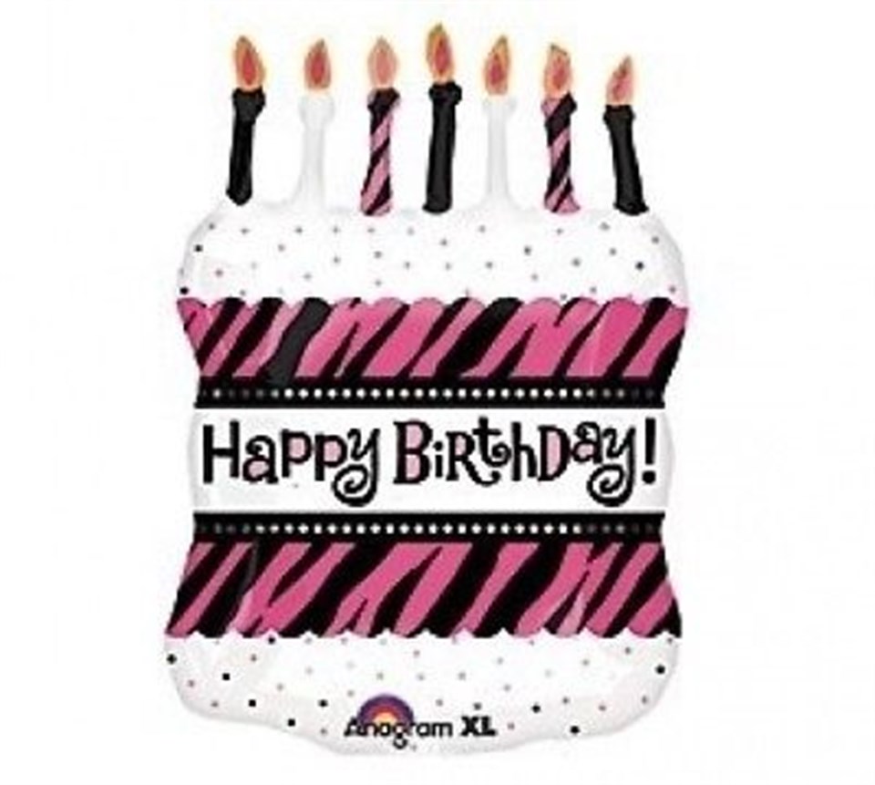 Zebra, Supershape Folyo Balon