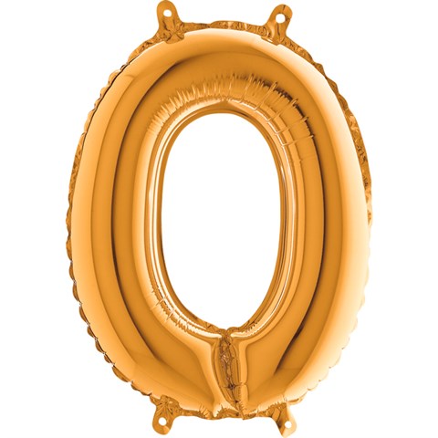 O Harf Folyo Balon Mini Altın (35 cm)