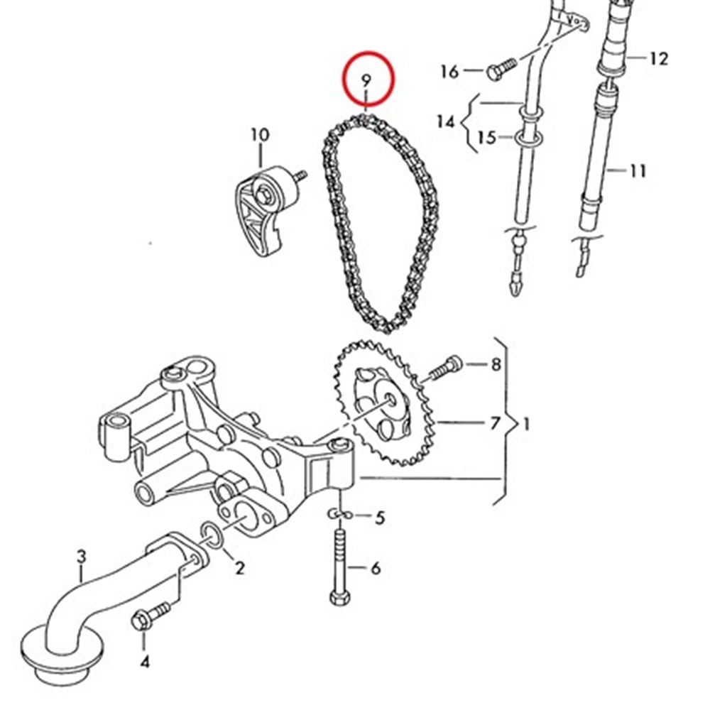 LİNDE VW38115230A YAĞ POMPASI