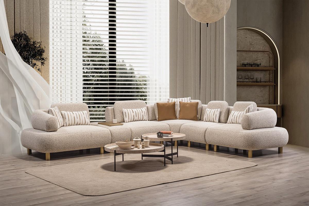 Barcelona Berjerli Modül Köşe Koltuk Takımı