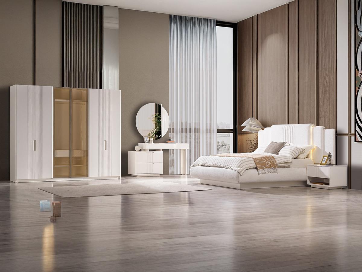 Como Cam Kapaklı Yatak Odası