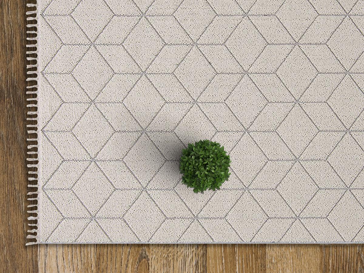 Bukle 1407 Beyaz Halı