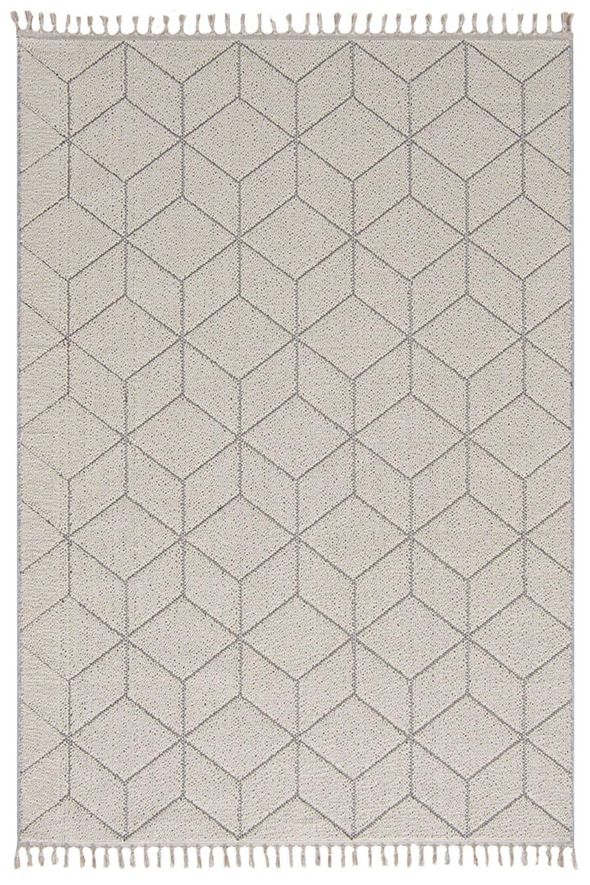 Bukle 1407 Beyaz Halı