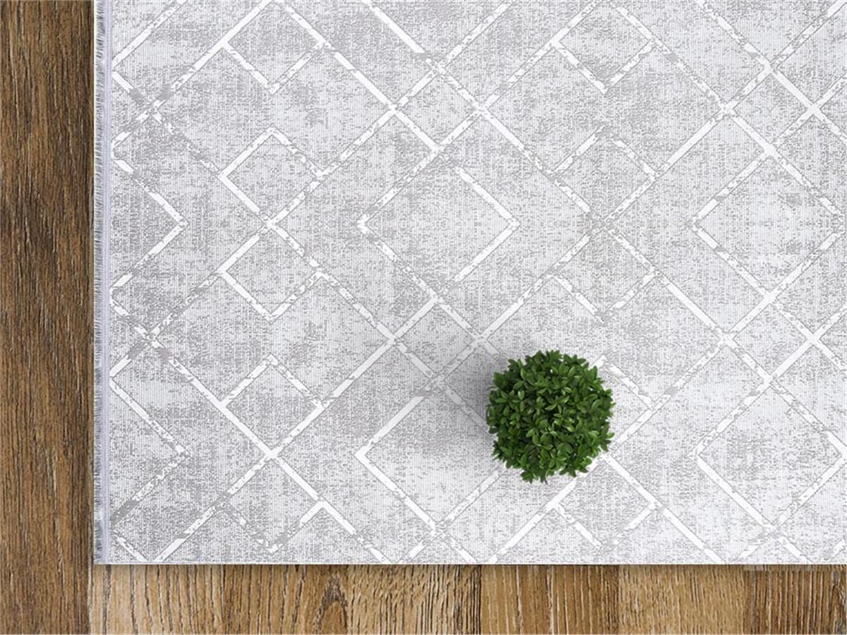 Sateen 6417 Gri Halı