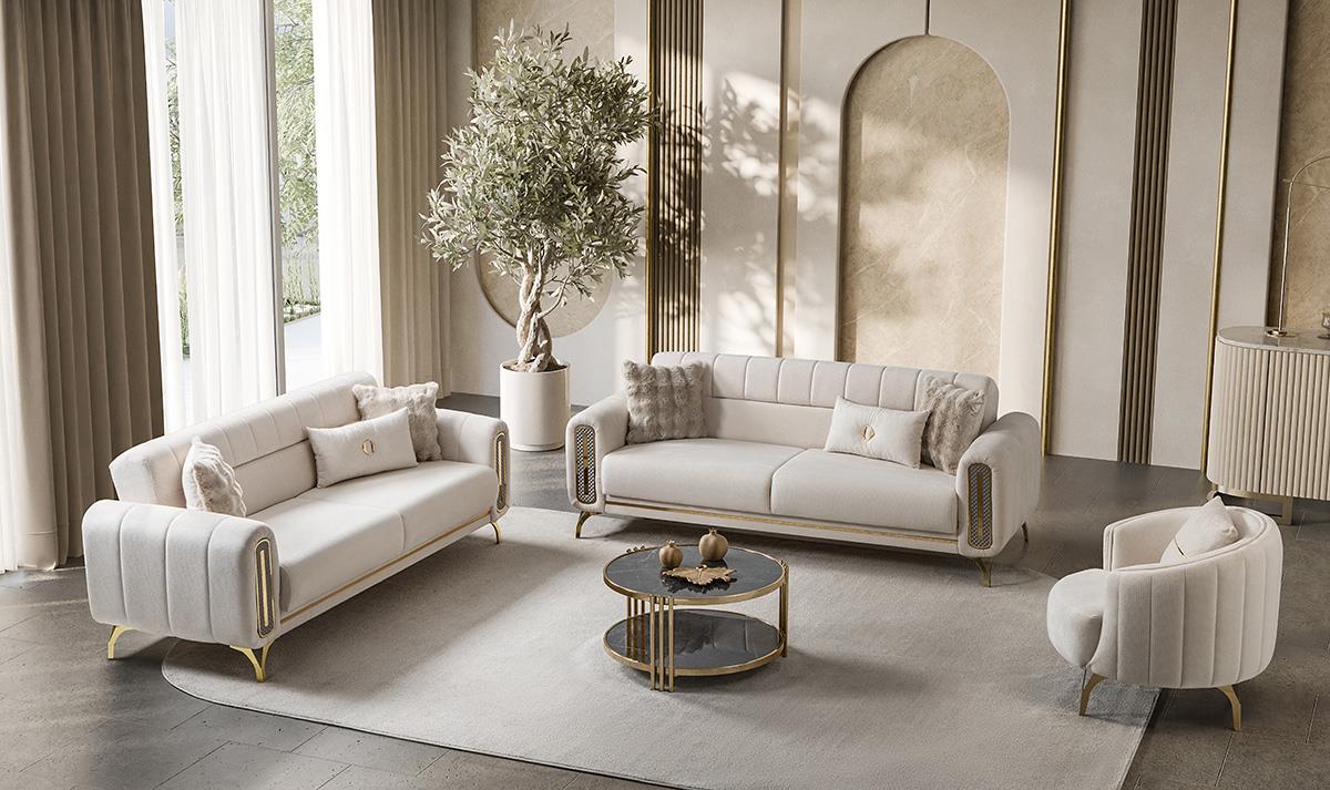 Dior Metal Ayaklı Koltuk Takımı