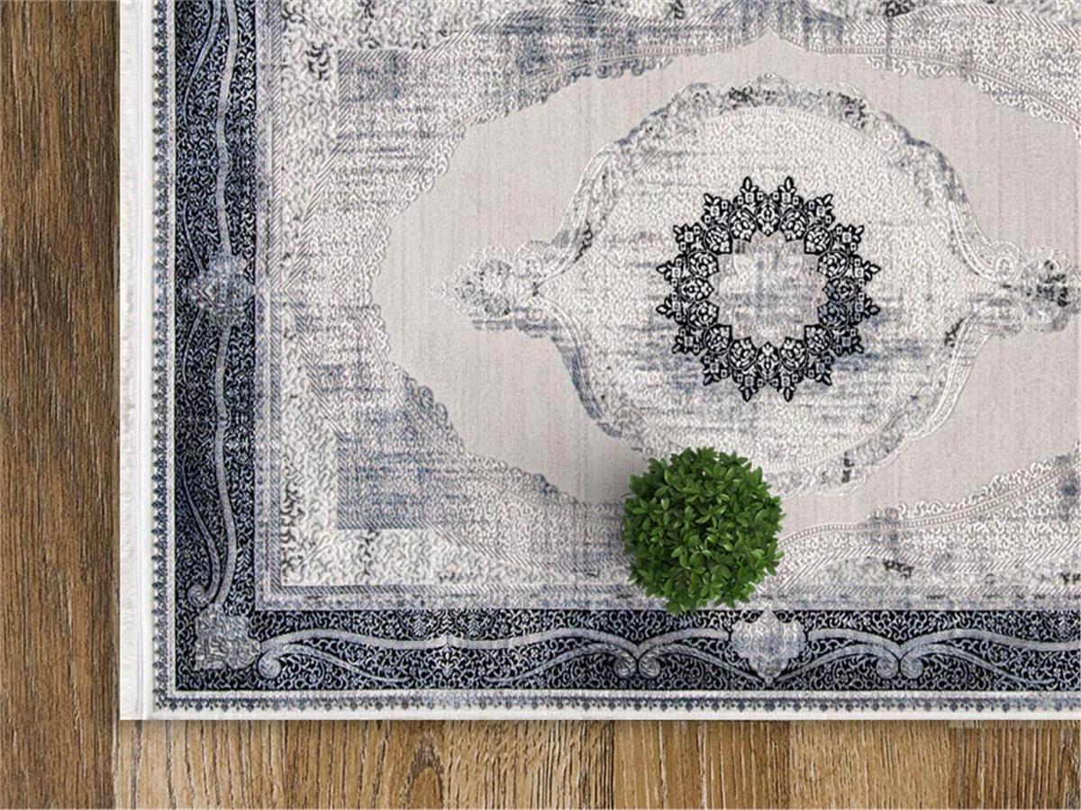 Miras 6802 Gri Mavi Halı