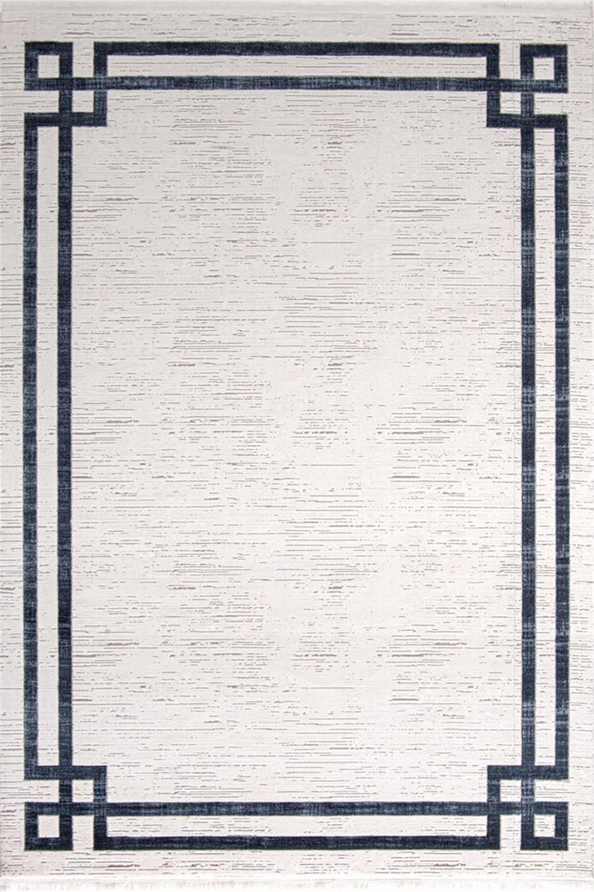 Miras 6810 Gri Mavi Halı