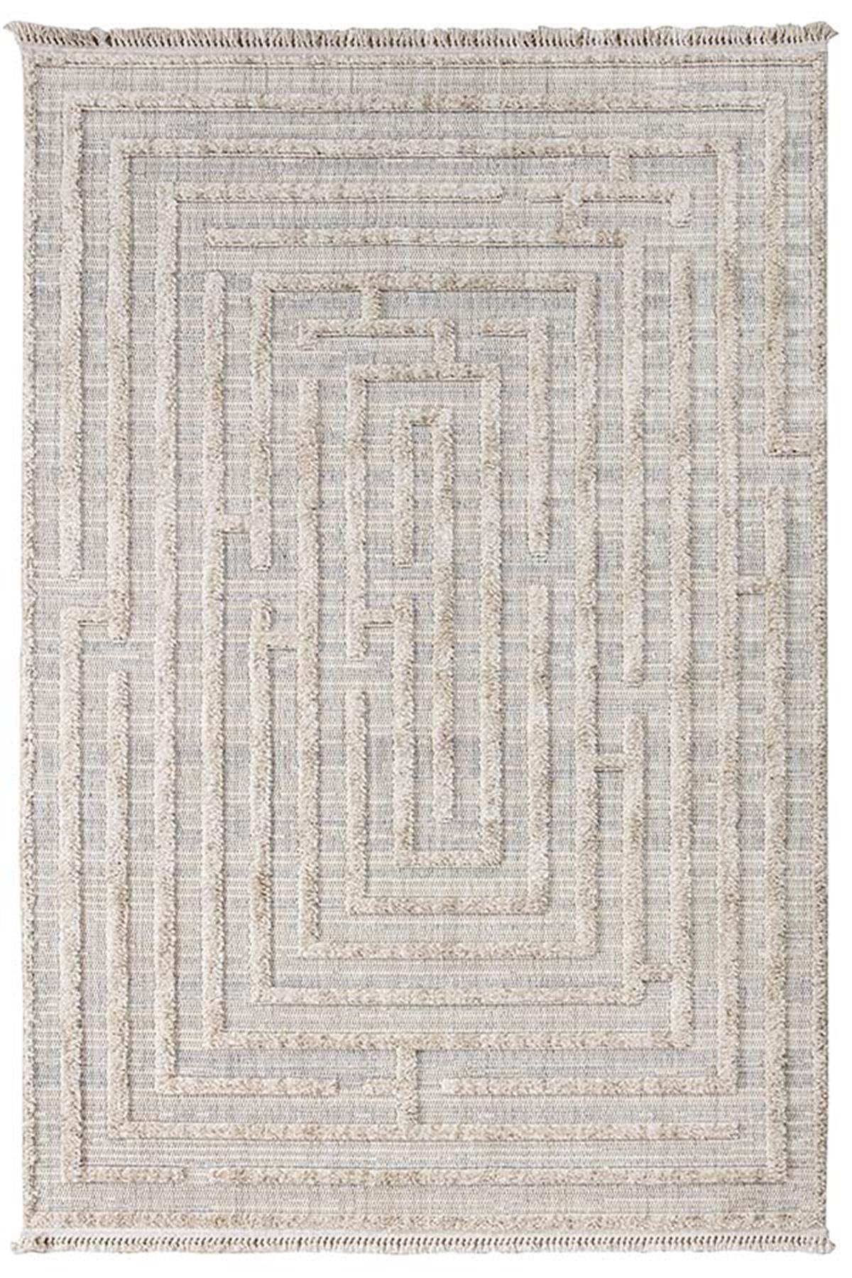 Avanos Krem İskandinav Salon Halısı 1501