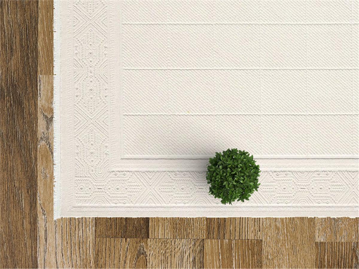 Sahra 4207 Beyaz Halı