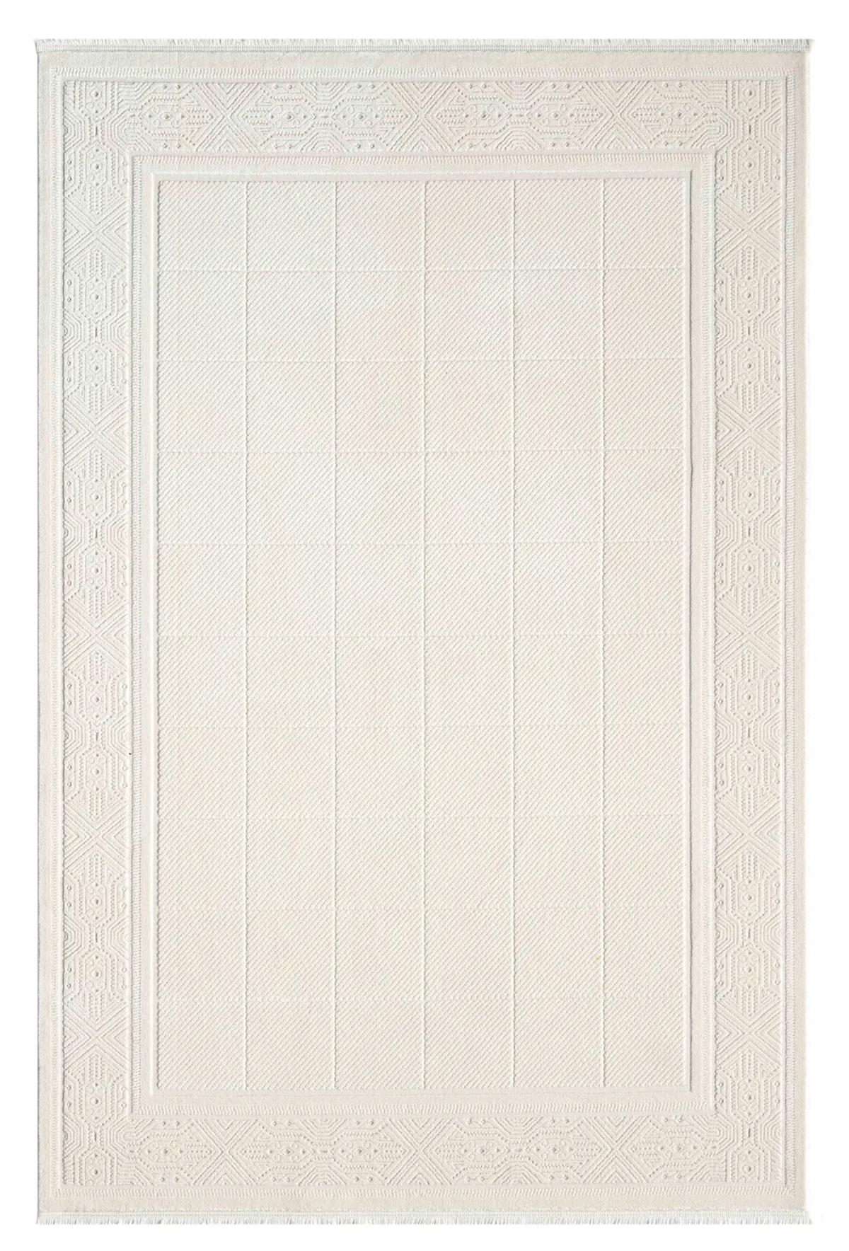 Sahra 4207 Beyaz Halı