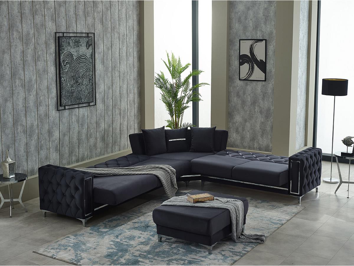 Bolivya Chester Köşe Koltuk Gri