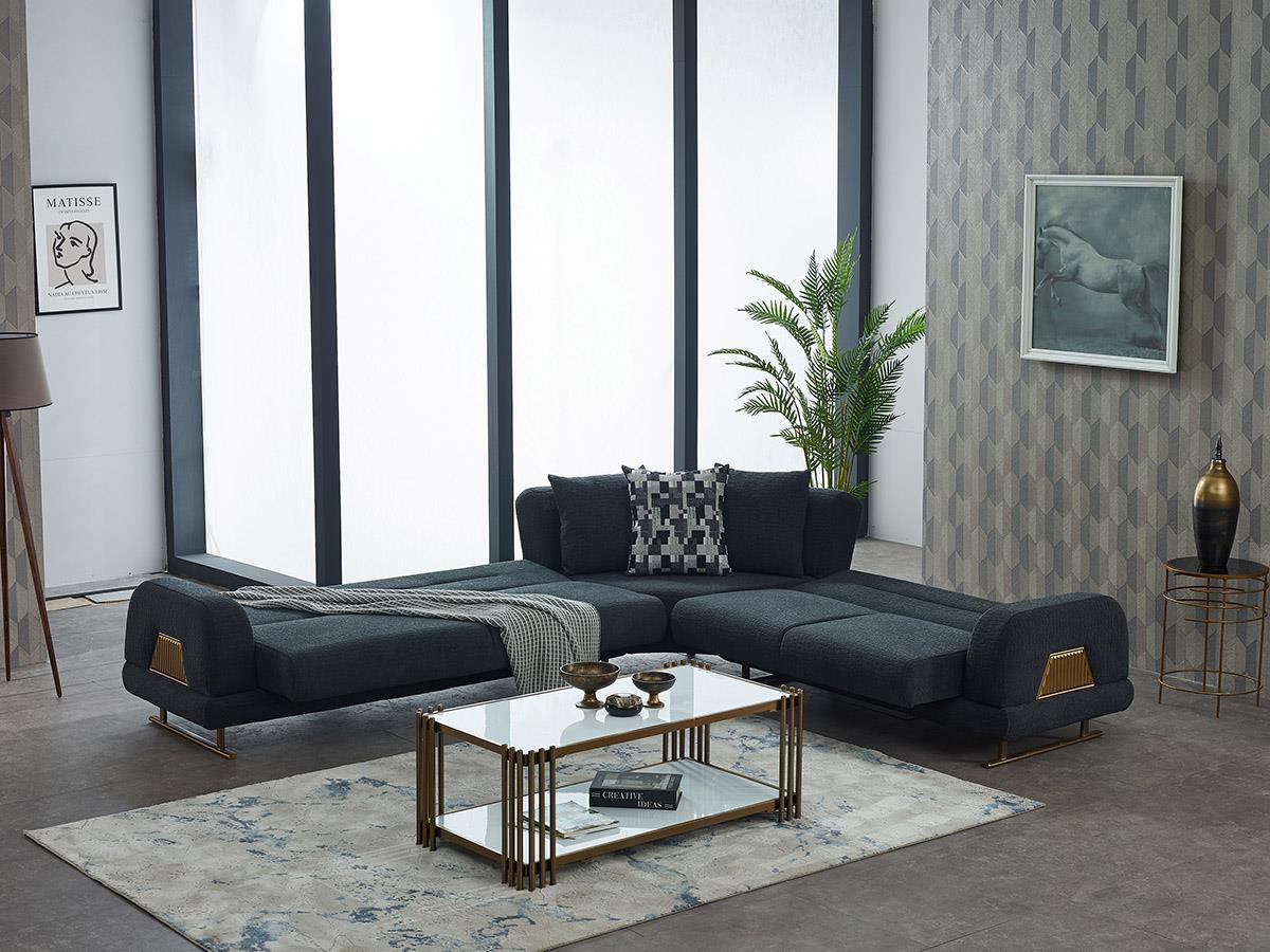 Riga Köşe Koltuk Takımı Füme