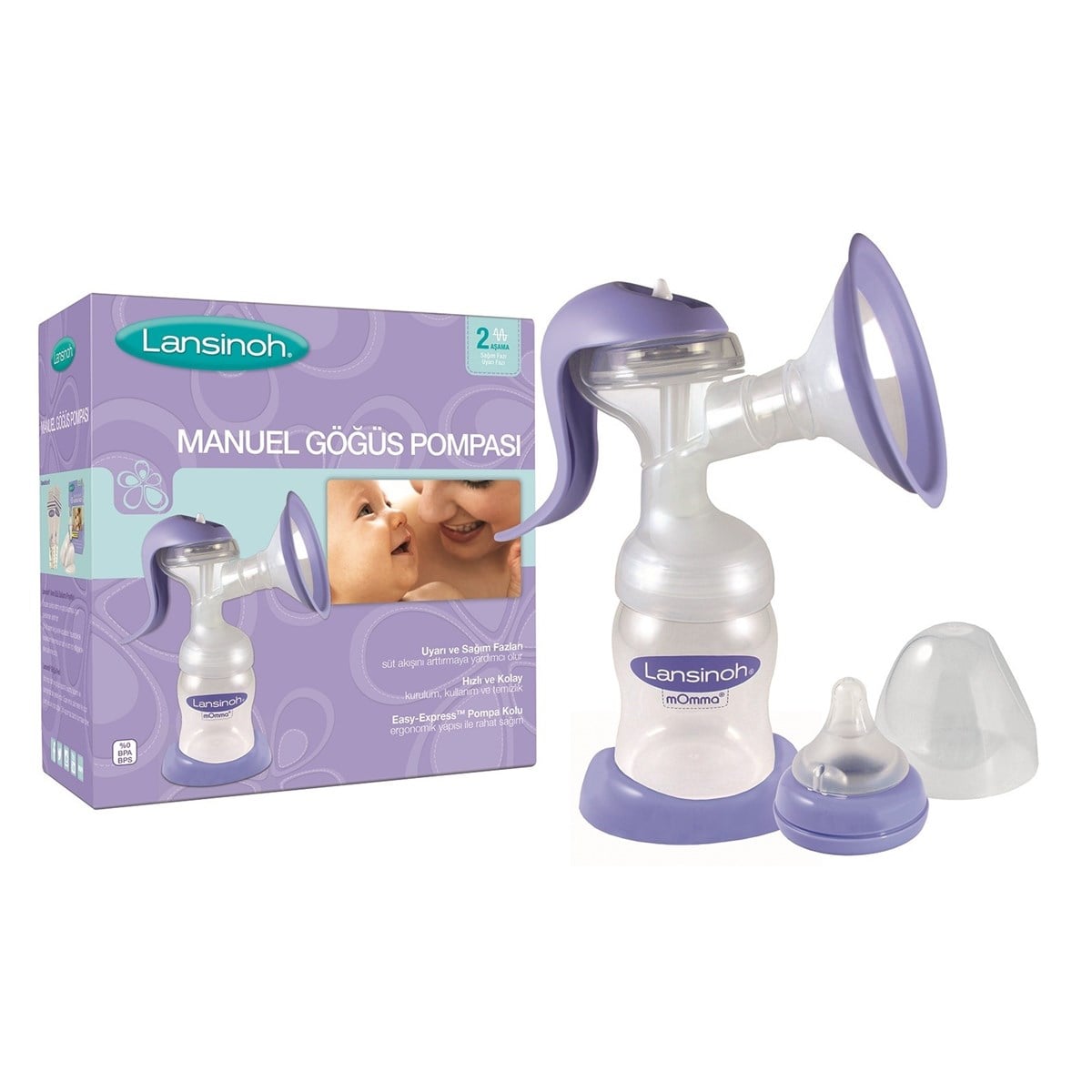 Lansinoh Manuel Göğüs Pompası