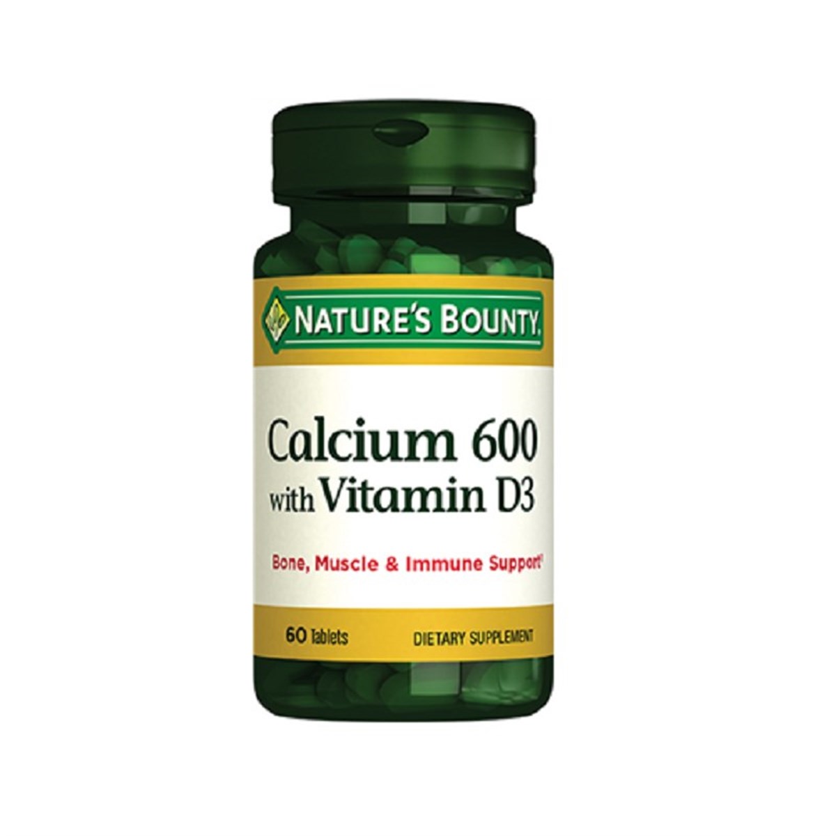 Nature´s Bounty Calcium 600 With Vitamin D3 60 Tablet