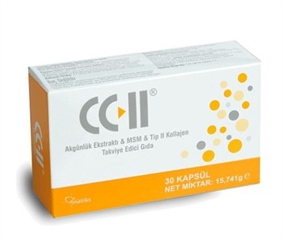 Cc-II 30 Kapsül - Akgünlük Ekstraktı & Msm & Tip 2 Kollajen Takviye Edici Gıda
