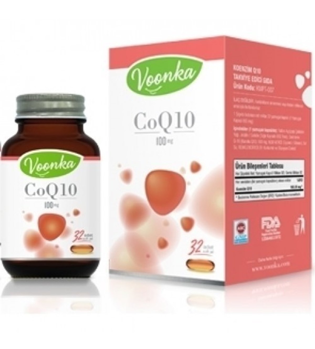 Voonka Coenzyme Q10-100Mg 32 Softgel