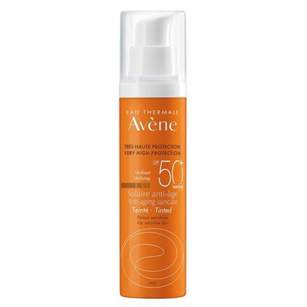 Avene Solaire Tinted Anti-age SPF50+ Yaşlanma Karşıtı Renkli Güneş Koruyucu 50 ml