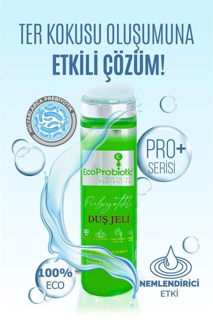 EcoProbiotic Pro Yeni Nesil Nemlendirici Ter Kokusu Önleyici Duş Jeli 300 ML