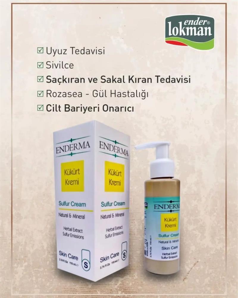 Enderma Ardıç Katranlı Kükürt Kremi 110 Ml