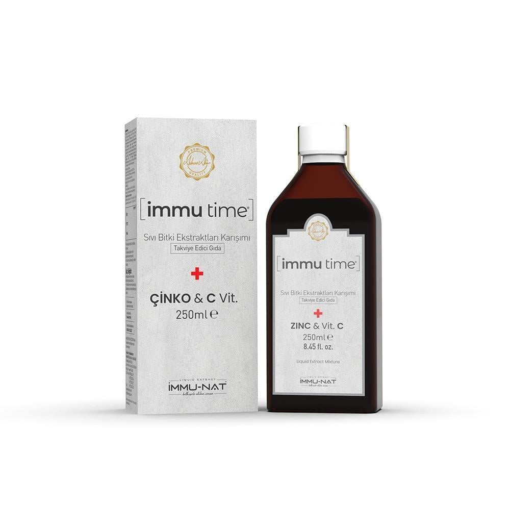 Immunat İmmu Time Çinko ve C Vitamini Sıvı Ekstratı 250 ML