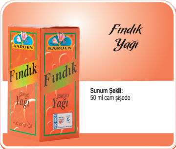 Karden Fındık Yağı 50 ml