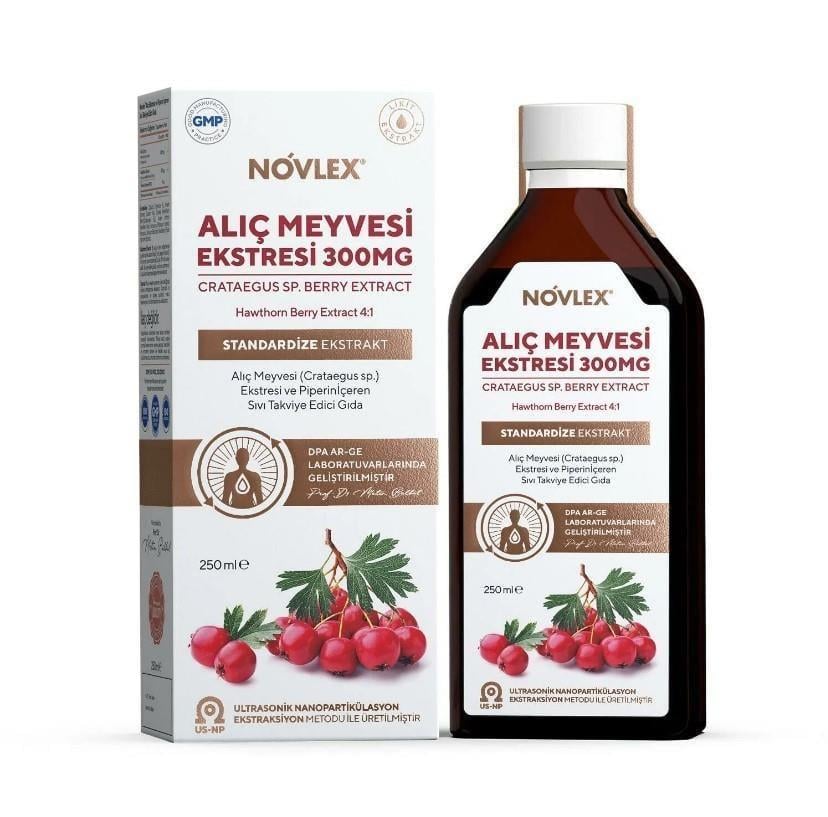 Novlex Alıç Meyvesi Ekstresi 300 Mg 250 Ml