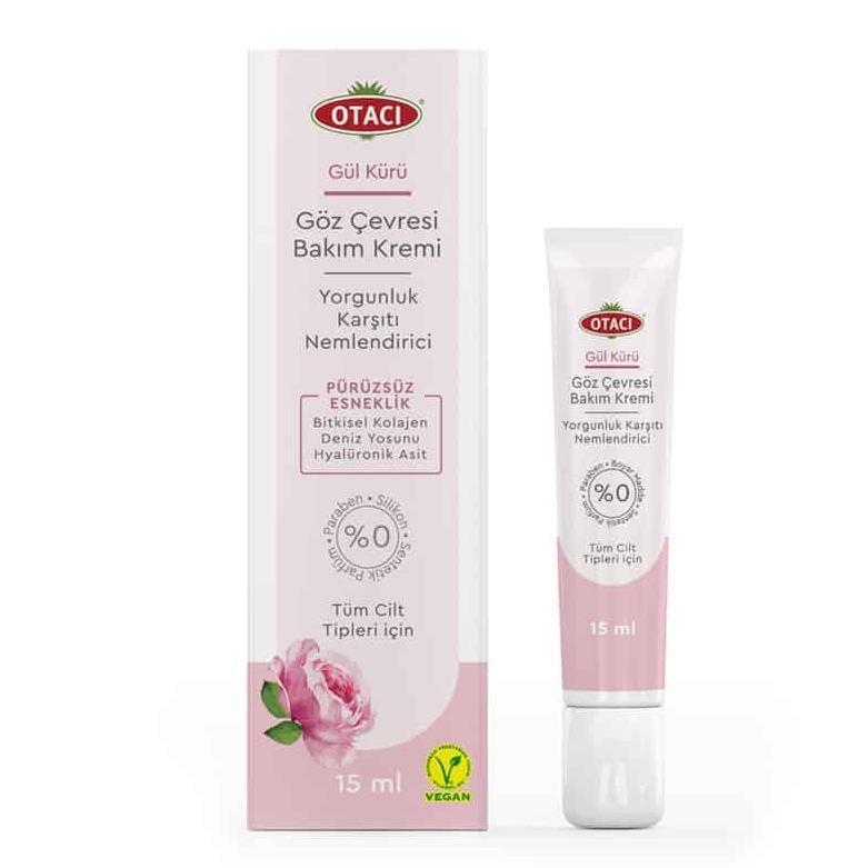 Otacı Gül Kürü Göz Çevresi Bakım Kremi Tüm Ciltler İçin 15 Ml