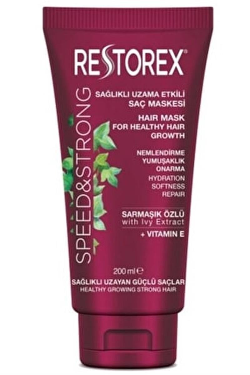 Restorex Speed Strong Sarmaşık Özlü Saç Maskesi 200 Ml