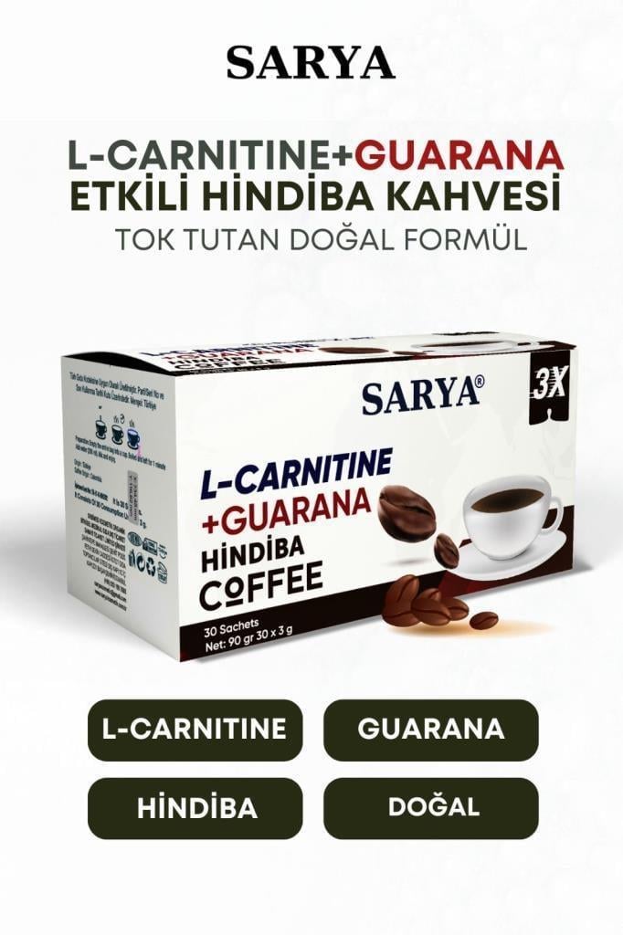 Sarya 3x Form Kahvesi L-Carnitine Guarana Hindiba 30 Saşe